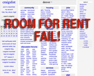 How Not To Find a Roommate on Craigslist