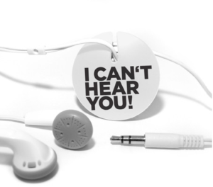 I Can't hear you