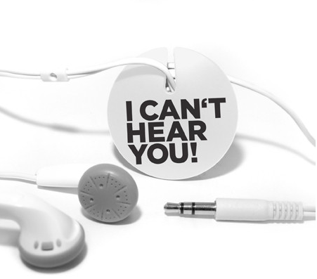 I Can't hear you